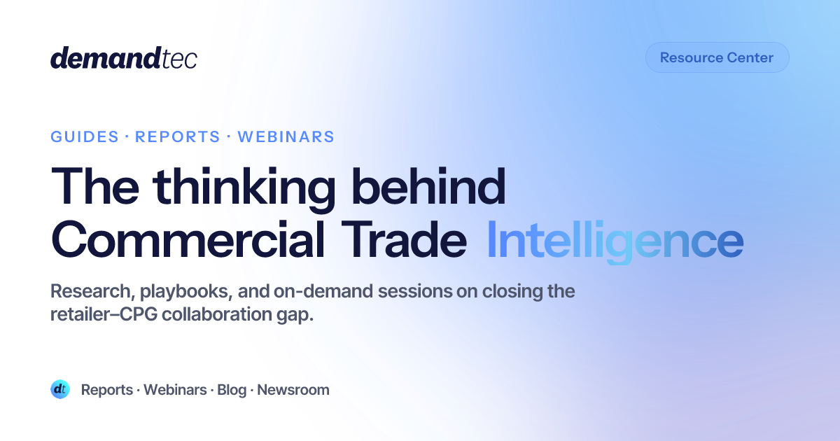 Resource Center — Research, Webinars & Tools | DemandTec